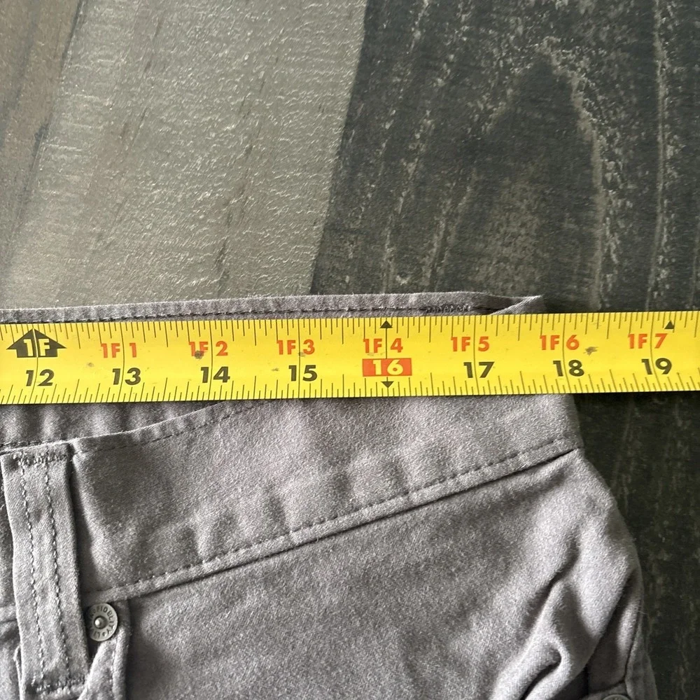 Fidelity Denim Classic Straight Pants Havana Twill size 35 Charcoal Gray NWOT - Picture 7 of 12